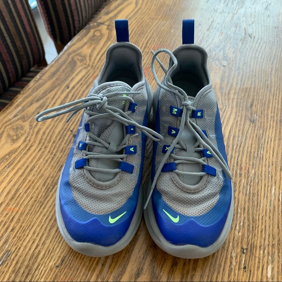 Nike Air Max Axis Size 2 Youth Blue/Gray - Picture 5 of 5